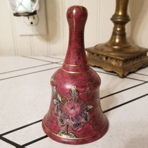 Cloisonne style bell feels more like fine porcelain